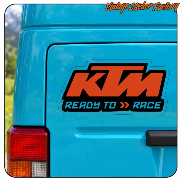 Pegatina KTM Ready To Race | Vinilo para moto
