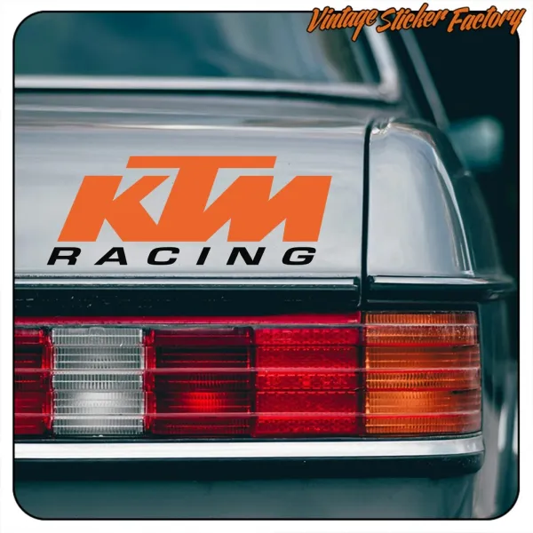 Pegatina KTM RACING. Comprar pegatinas.