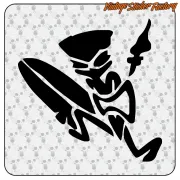 SURF HAWAI die-cut vinyl sticker
