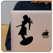 SURF GIRL 2 AUFKLEBER. KAUFEN SIE VINYLAUFKLEBER.