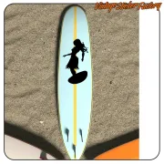 SURF GIRL 2 STICKER. BUY VINYL STICKERS.