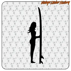 Pegatina SURF GIRL. Comprar pegatinas.