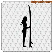 Pegatina SURF GIRL. Comprar pegatinas.