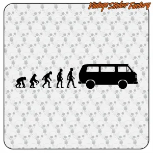 VOLKSWAGEN T3 EVOLUTION STICKER. BUY VINYL STICKERS.