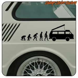 EVOLUTION T3 WESTFALIA AUFKLEBER. KAUFEN SIE VINYLAUFKLEBER.