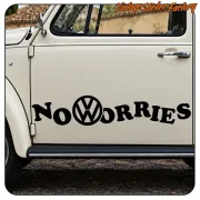 Autocollant « NO WORRIES » van | Vintage Sticker Factory