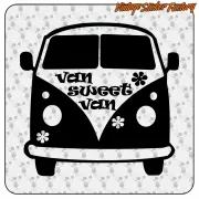 VAN SWEET VAN -1 AUFKLEBER. KAUFEN SIE VINYLAUFKLEBER.