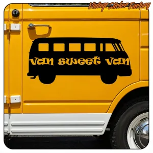 AUTOCOLLANT VAN SWEET VAN -2. ACHETEZ DES AUTOCOLLANTS EN VINYLE.