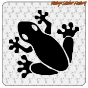 FROG STICKER. BUY VINYL STICKERS.