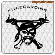 AUTOCOLLANT KITE CRÂNE. ACHETEZ DES AUTOCOLLANTS EN VINYLE.
