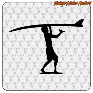 SURFTISCH "HANG ON" AUFKLEBER. KAUFEN SIE VINYLAUFKLEBER.