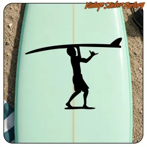 SURFTISCH "HANG ON" AUFKLEBER. KAUFEN SIE VINYLAUFKLEBER.