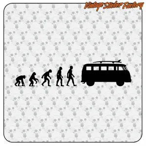 AUTOCOLLANT VOLKSWAGEN T1 SURF -1 EVOLUTION. ACHETEZ DES AUTOCOLLANTS EN VINYLE.