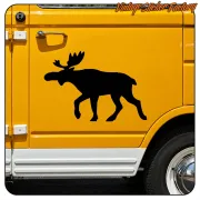 AUTOCOLLANT ALCE NORDKAPP. ACHETEZ DES AUTOCOLLANTS EN VINYLE.