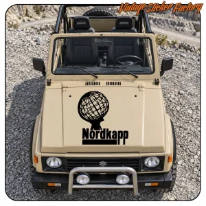 NORDKAPP -1 AUFKLEBER. KAUFEN SIE VINYLAUFKLEBER.