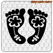FEET STICKER. BUY VINYL STICKERS.