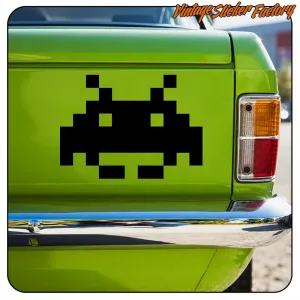 SPACE INVADERS STICKER. BUY VINYL STICKERS.