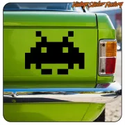 Pegatina SPACE INVADERS. Comprar pegatinas.