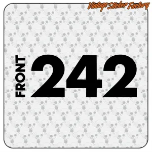 Pegatina FRONT-242. Comprar pegatinas frikis
