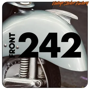 FRONT-242 AUFKLEBER. KAUFEN SIE VINYLAUFKLEBER.