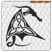 KELTISCHER DRACHE AUFKLEBER. KAUFEN SIE VINYLAUFKLEBER.