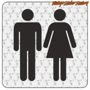 WC'S STICKER. BUY VINYL STICKERS.