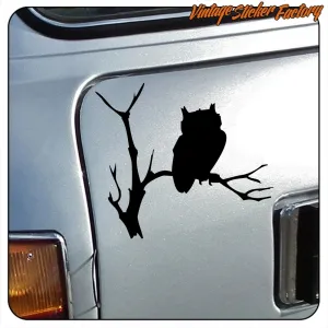 OWL STICKER. BUY VINYL STICKERS.