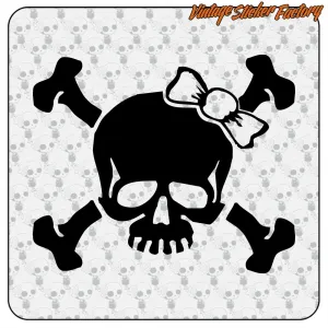 Pegatina CALAVERA LAZO. Comprar pegatinas.