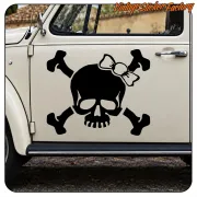 Pegatina CALAVERA LAZO. Comprar pegatinas.