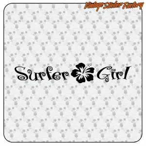 AUTOCOLLANT SURFEUR GIRL 5. ACHETEZ DES AUTOCOLLANTS EN VINYLE.