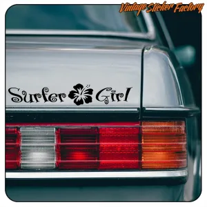 Gestanzter Vinylaufkleber Surfer Girl