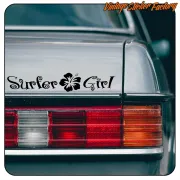 Gestanzter Vinylaufkleber Surfer Girl