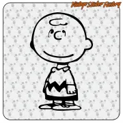 CHARLIE BROWN STICKER. BUY VINYL STICKERS.