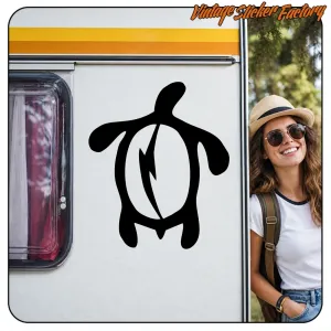 TRIBAL TURTLE -2 STICKER. BUY VINYL STICKERS.