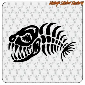 PIRANHA AUFKLEBER. KAUFEN SIE VINYLAUFKLEBER.