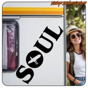 SOUL SURF AUFKLEBER. KAUFEN SIE VINYLAUFKLEBER.