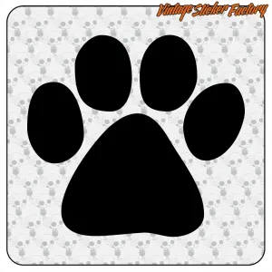 Pegatina HUELLA DE PERRO. Comprar pegatinas.
