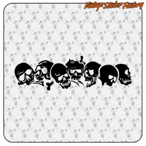 Pegatina de calaveras Custom Culture
