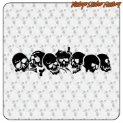 Pegatina de calaveras Custom Culture