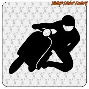 Vespa-Racing-Aufkleber für Scooter