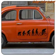 Autocollant évolution vélo | Vinyle évolution vélo