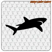 Autocollant Requin en Vinyle Découpé