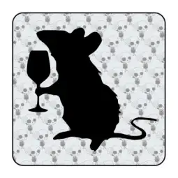 Sticker Rata Banksy 2