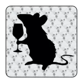 Sticker Rata Banksy 2