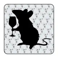 Sticker Rata Banksy 2