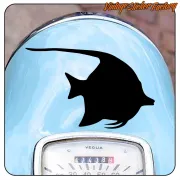 TROPICAL FISH -1 STICKER. BUY VINYL STICKERS.