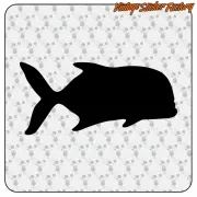 TROPICAL FISH -2 STICKER. BUY VINYL STICKERS.