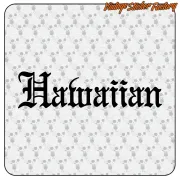 HAWAIIAN STICKER. BUY VINYL STICKERS.