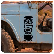 AUTOCOLLANT TIKI -1. ACHETEZ DES AUTOCOLLANTS EN VINYLE.