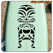 Die-cut vinyl TIKI sticker
